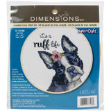 Dimensions Learn-A-Craft Counted Cross Stitch Kit | Ruff Life