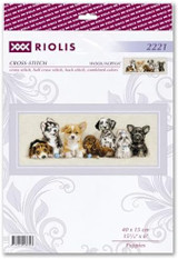 RIOLIS Counted Cross Stitch Kit | Puppies