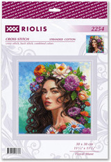 RIOLIS Floral Muse Counted Cross Stitch Kit