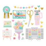 Simple Stories Bits & Pieces Die-Cuts 27/Pkg | Crafty Things