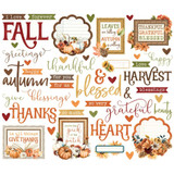 Simple Stories Simple Vintage Sentiment Bits Die-Cuts 49/Pkg | Autumn Breeze