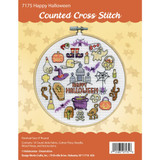 Design Works Counted Cross Stitch Kit | Happy Halloween