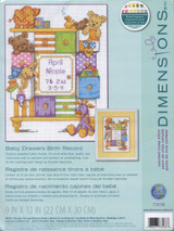 Dimensions Baby Hugs Counted Cross Stitch Kit | Baby Drawers Birth Record Dimensions Baby Hugs Counted Cross Stitch Kit | Baby Drawers Birth Record