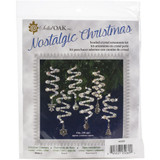 Nostalgic Christmas Beaded Crystal Ornament Kit | Silver Charmers