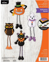 Bucilla Felt Applique Ornaments Kit 4/Pkg | Halloween Squad