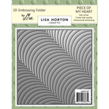 Lisa Horton Crafts 3D Embossing Folder | Piece Of My Heart