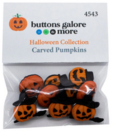 Buttons Galore Button Theme Pack | Carved Pumpkins