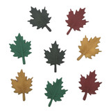 Buttons Galore Flatbackz Embellishments 9/Pkg | Autumn Foliage