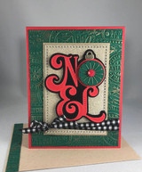 Lisa Horton Crafts Festive Postal Marks 3D Embossing Folder