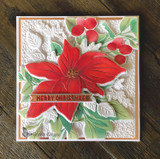 Lisa Horton Crafts 3D Embossing Folder | Bold Poinsettia Bloom