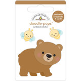 Doodlebug Doodle-Pops 3D Sticker | Honey Bear