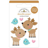 Doodlebug Doodle-Pops 3D Sticker | Love You Deerly