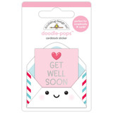 Doodlebug Doodle-Pops 3D Sticker | Get Well Soon