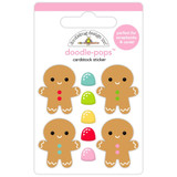 Doodlebug Doodle-Pops 3D Sticker | Jolly Gingers