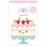 Doodlebug Doodle-Pops 3D Sticker | Strawberry Shortcake