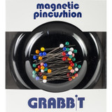 Grabbit Magnetic Pincushion W/50 Pins | Black