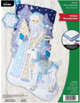 Bucilla Winter Wonderland Felt Applique Stocking Kit
