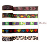 Ieebee Washi Tape Set 40/Rolls | Vivid Paradise