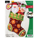 Bucilla Noel Nostalgia Felt Applique Stocking Kit