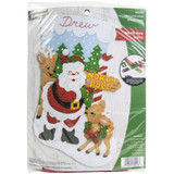 Bucilla North Pole Santa Felt Applique Stocking Kit