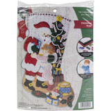 Bucilla Christmas Hugs Felt Applique Stocking Kit