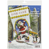 Design Works Candy Land Santa Counted Cross Stitch Stocking Kit