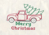 Colonial Patterns Iron-On Embroidery Patterns | Retro Red Truck