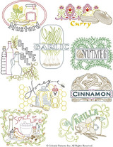 Colonial Patterns Spice of Life Iron-On Embroidery Patterns