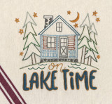 Colonial Patterns Lake Life Iron-On Embroidery Patterns