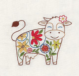Colonial Patterns Floral Farm Friends Iron-On Embroidery Patterns