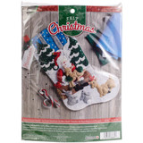 Bucilla Santa's Forest Family Felt Applique Stocking Kit