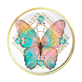 Narcotics Anonymous Clean Time Butterfly Crystal Peridot Anniversary Coin