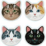 Diamond Dotz Cats Diamond Facet Coasters Art Kit