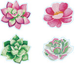 Diamond Dotz Succulents Diamond Facet Coasters Art Kit