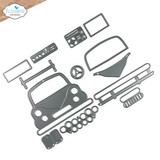 Elizabeth Craft Car Metal Die Set