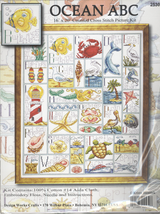 Design Works Ocean ABC Counted Cross Stitch Kit