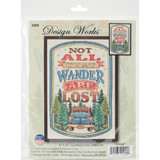 Design Works All That Wander Counted Cross Stitch Kit