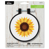 Bucilla Golden Sunflower Stamped Embroidery Kit