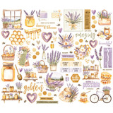 Simple Stories Bits & Pieces Die Cuts | Simple Vintage Lavender Fields