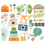 Simple Stories Happy Travels Big Bits Die Cuts