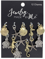 Jewelry Made By Me Sea Life Charms 12/Pkg