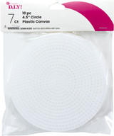 CousinDIY Circle Plastic Canvas Shape 10/Pkg