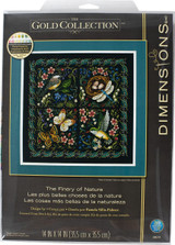Dimensions The Finery Of Nature Gold Collection Counted Cross Stitch Kit