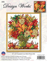 Design Works Fall Bouquet Counted Cross Stitch Kit