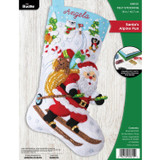 Bucilla Santa's Alpine Fun Felt Applique Stocking Kit