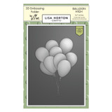 Lisa Horton Crafts Balloon High 3D Embossing Folder