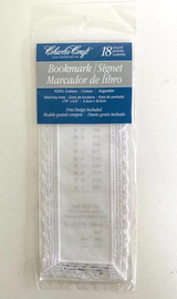 DMC Charles Craft Lace Edged Bookmark 18 Count Cross Stitch Blank