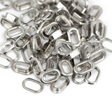 We R Makers Crop-A-Dile Silver Oval Eyelets 50/Pkg
