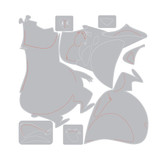 Sizzix Theodore Bear Thinlits Die Set by Tim Holtz