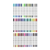 Leisure Arts Brush & Chisel Dual Ended Markers 48/Pkg
